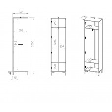 Skapis NEVIO 01